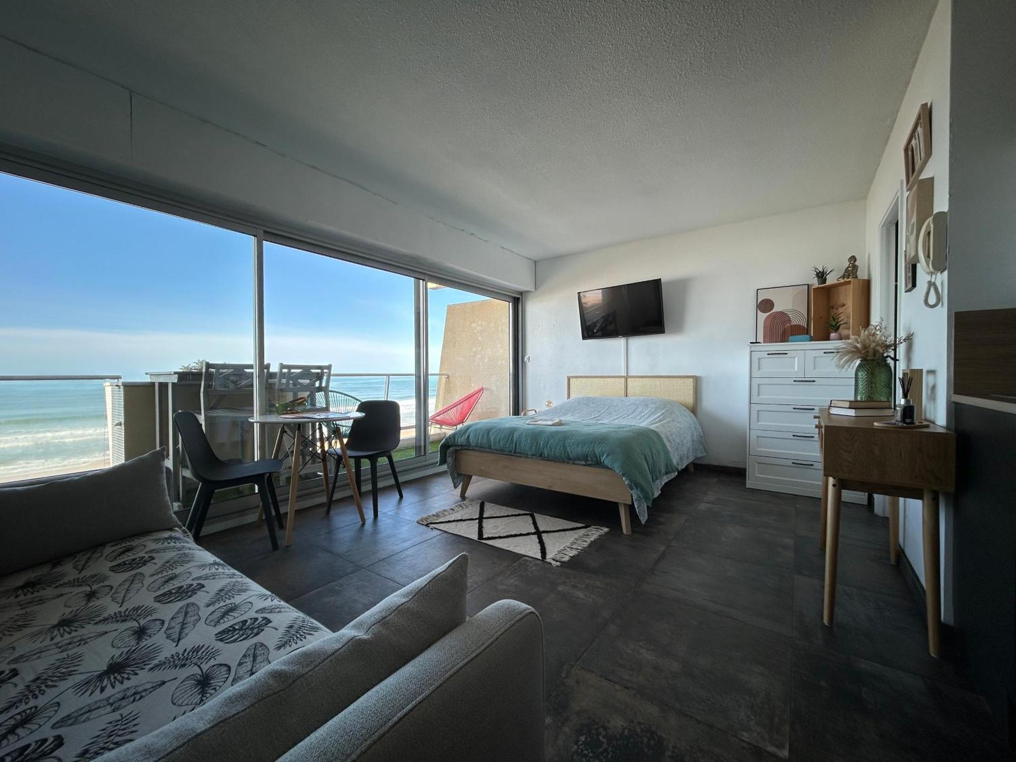 Superbe Vue A 180° Sur L'Ocean Apartment Lacanau Bagian luar foto