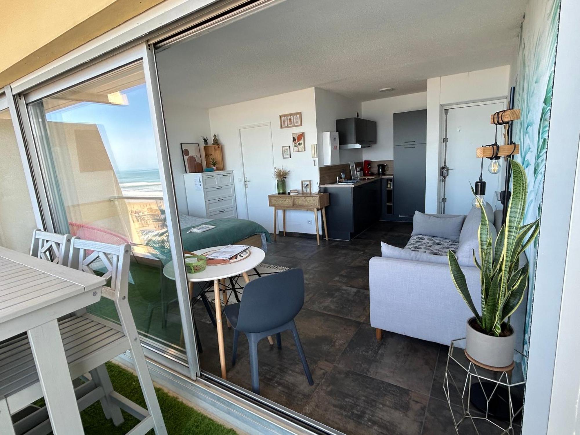 Superbe Vue A 180° Sur L'Ocean Apartment Lacanau Bagian luar foto
