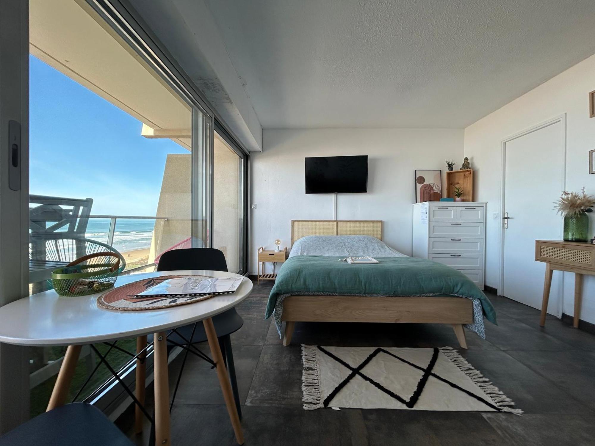 Superbe Vue A 180° Sur L'Ocean Apartment Lacanau Bagian luar foto