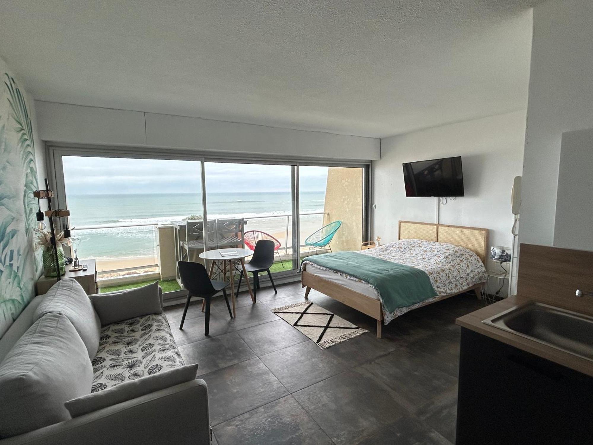 Superbe Vue A 180° Sur L'Ocean Apartment Lacanau Bagian luar foto